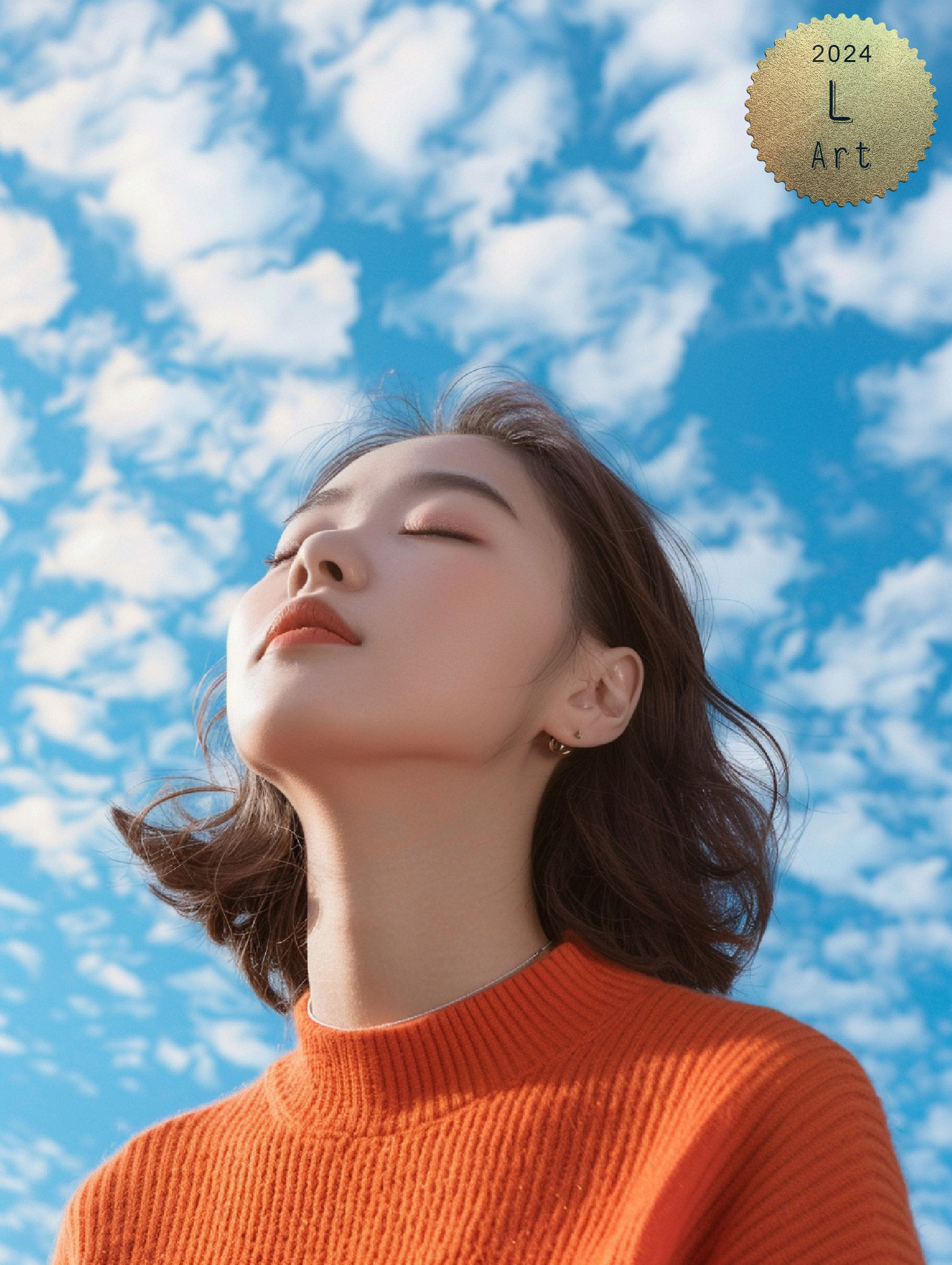 wangweizhi_A_Chinese_woman_looking_up_at_the_sky_blue_sky_and_w_2d5ef423-7f5b-4671-9487-770c7a3a8bf8.jpg
